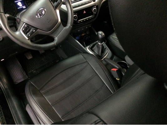 Авточехлы на Hyundai Solaris 2 Авточехлы на Hyundai Solaris 2