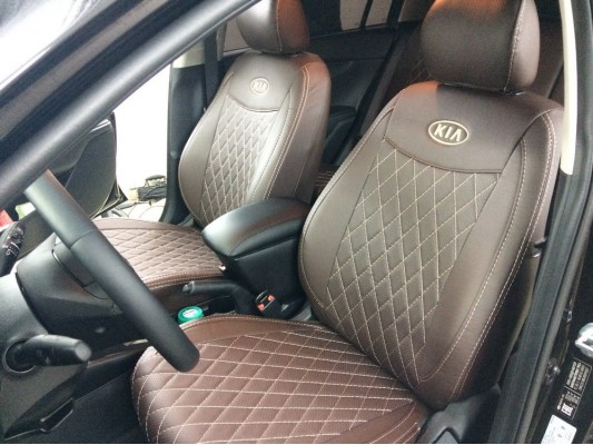 Авточехлы на Kia Rio 4 X-Line Авточехлы на Kia Rio 4 X-Line