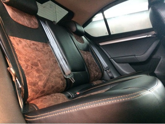 Каркасные авточехлы на Skoda Octavia A7