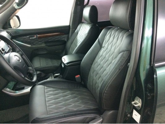 Каркасные авточехлы на Toyota Land Cruiser Prado 120
