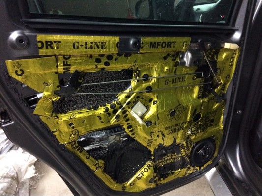 Шумоизоляция дверей